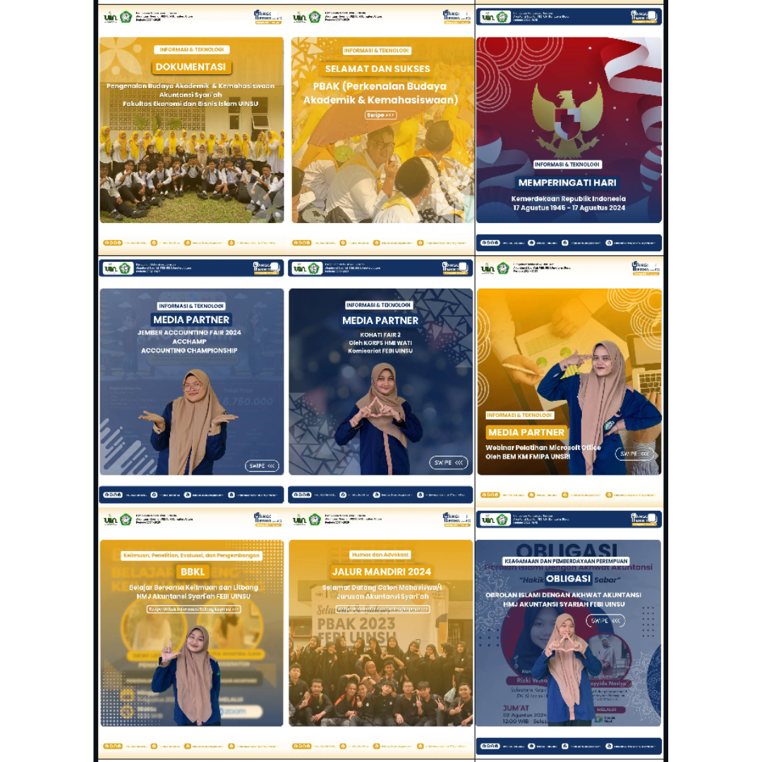 Feed Instagram HMJ AKS FEBI UINSU